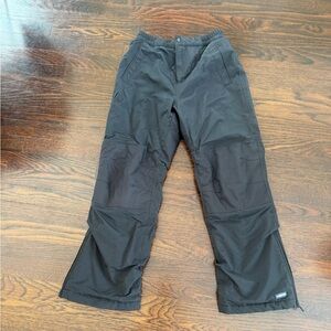 Lands' End Kids Black Snow Pants